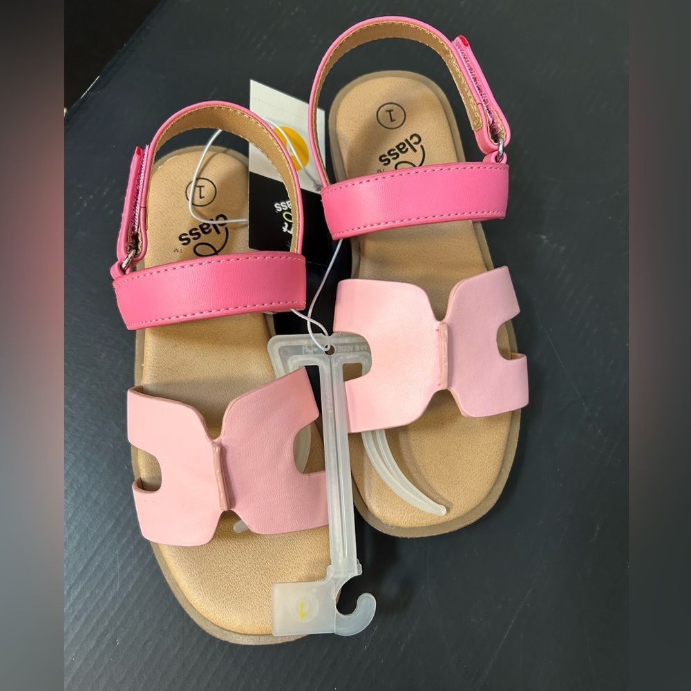 Art Class Pink and Light Pink Kids Sandals